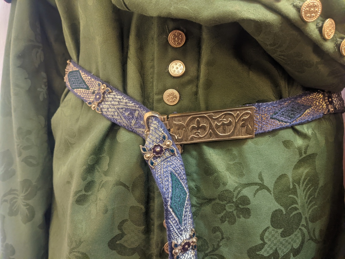 Belt, Tablet woven 1 with garters